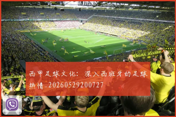 西甲足球文化：深入西班牙的足球热情_20260529200727